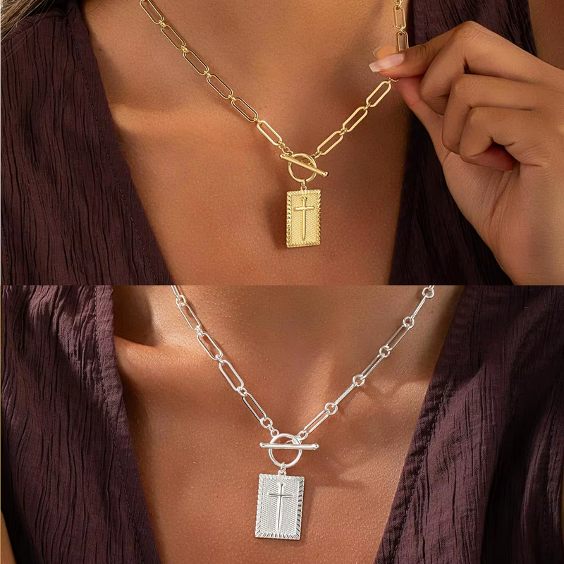 The Dainty Nail Cross Necklace
