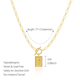 Dainty Nail Cross Necklace – delicate gold necklace with nail cross pendant for women