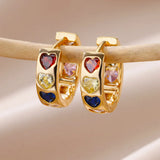 Round Heart Earrings