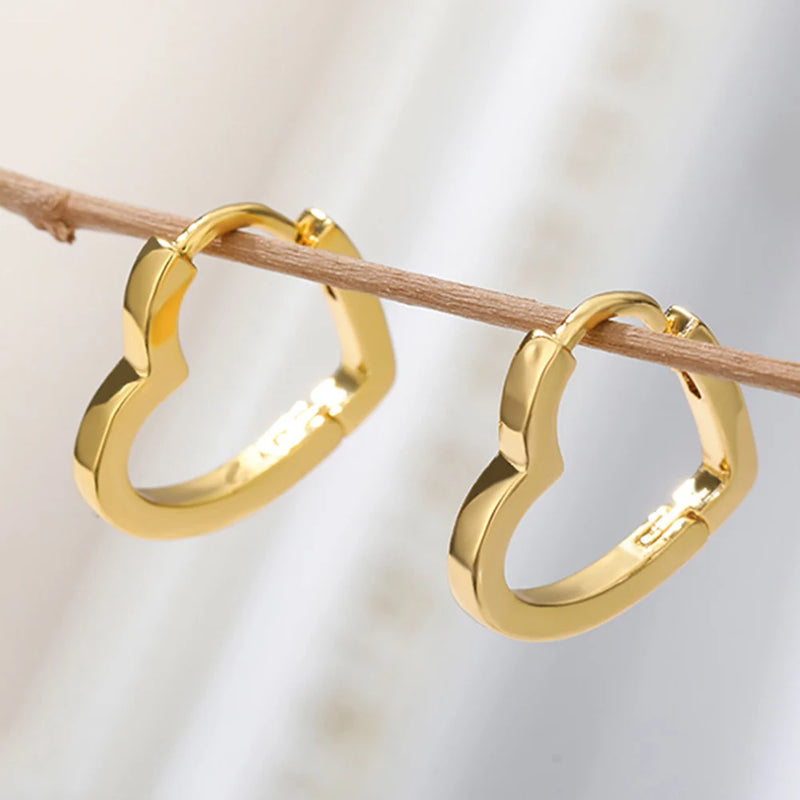 Round Heart Earrings