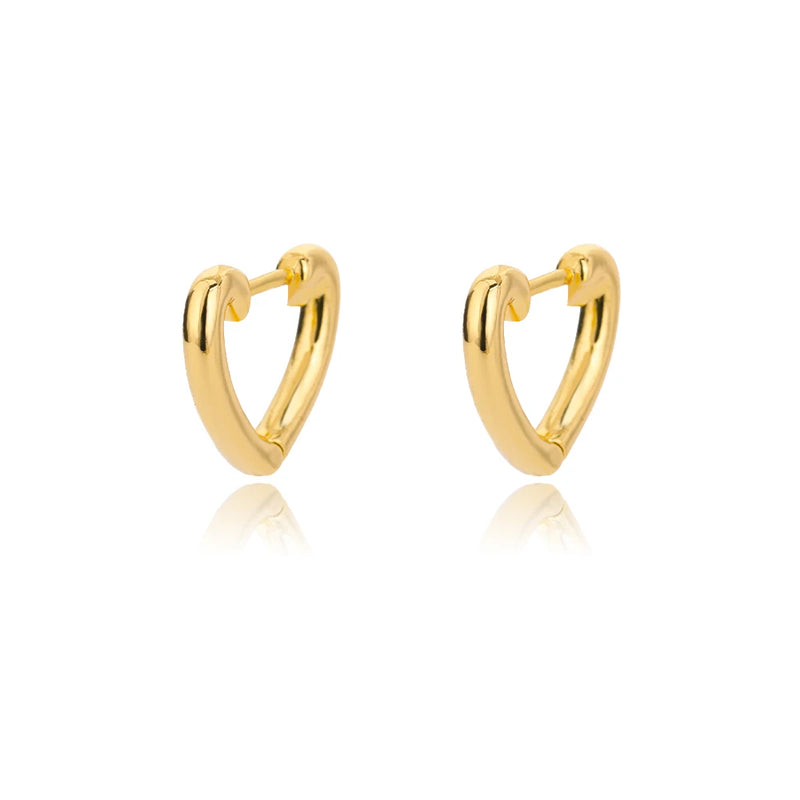 Round Heart Earrings