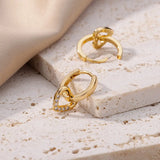 Round Heart Earrings