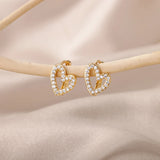 Round Heart Earrings