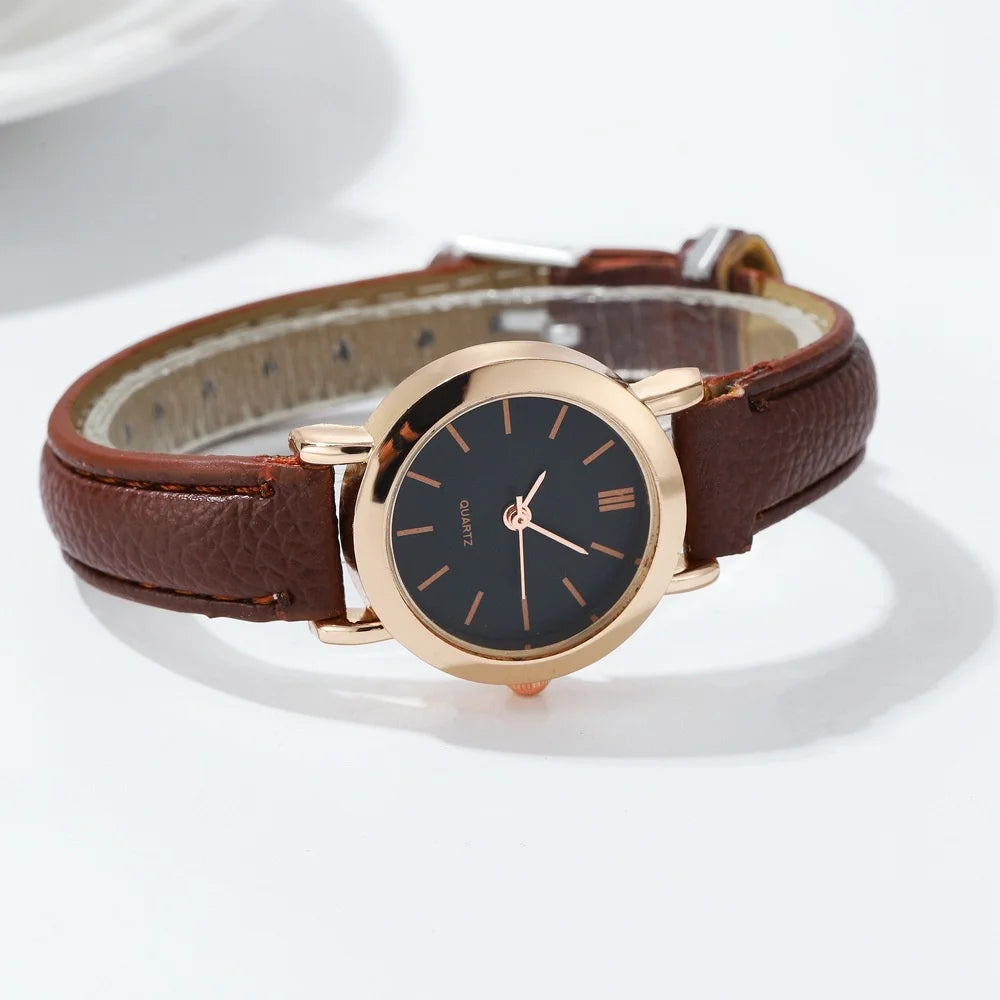 fashion casual small dial watch for women
