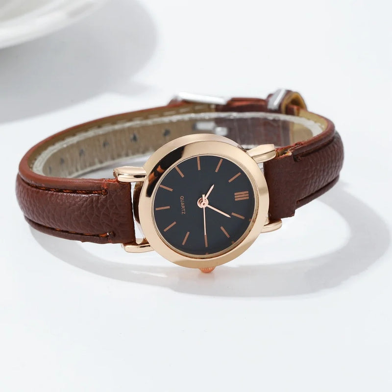fashion casual small dial watch for women