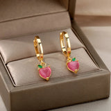 Round Heart Earrings