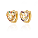 Round Heart Earrings