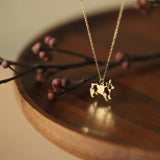 Block Dog & Cat Necklace