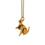 Block Dog & Cat Necklace