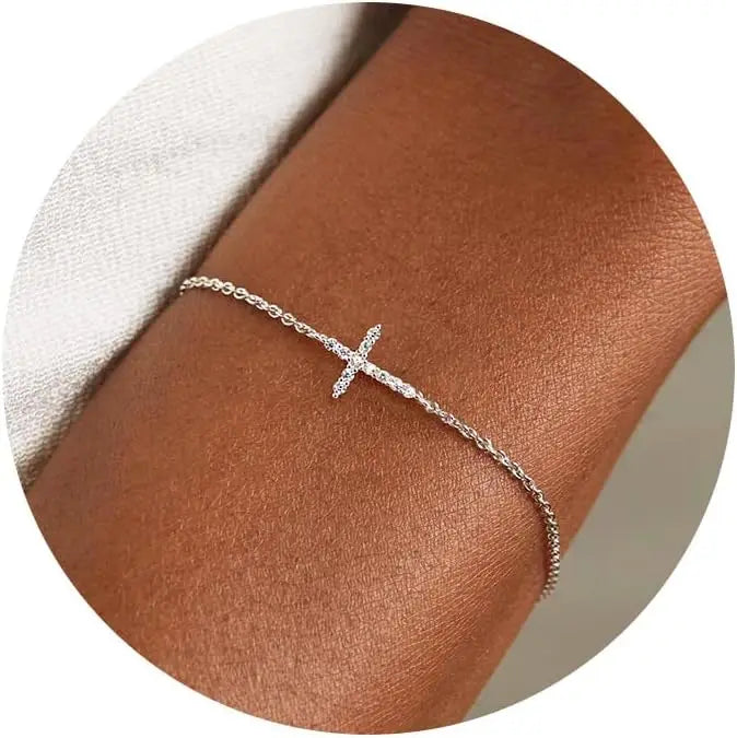 Dainty Cross Bracelet