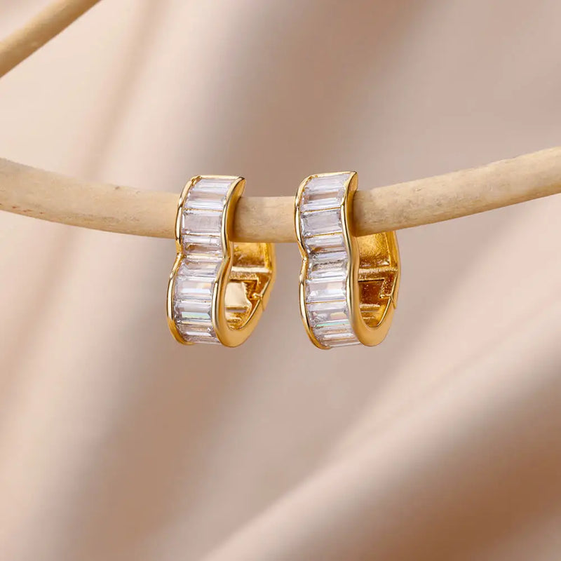 Round Heart Earrings