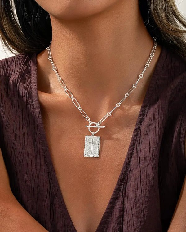 Elegant Nail Cross Symbol of Faith & Strength