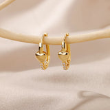 Round Heart Earrings