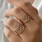 Unique Crossover Ring