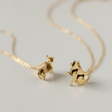 Block Dog & Cat Necklace