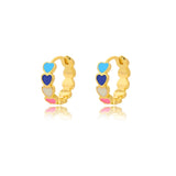Round Heart Earrings