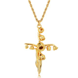engraved birth flower pendant necklace