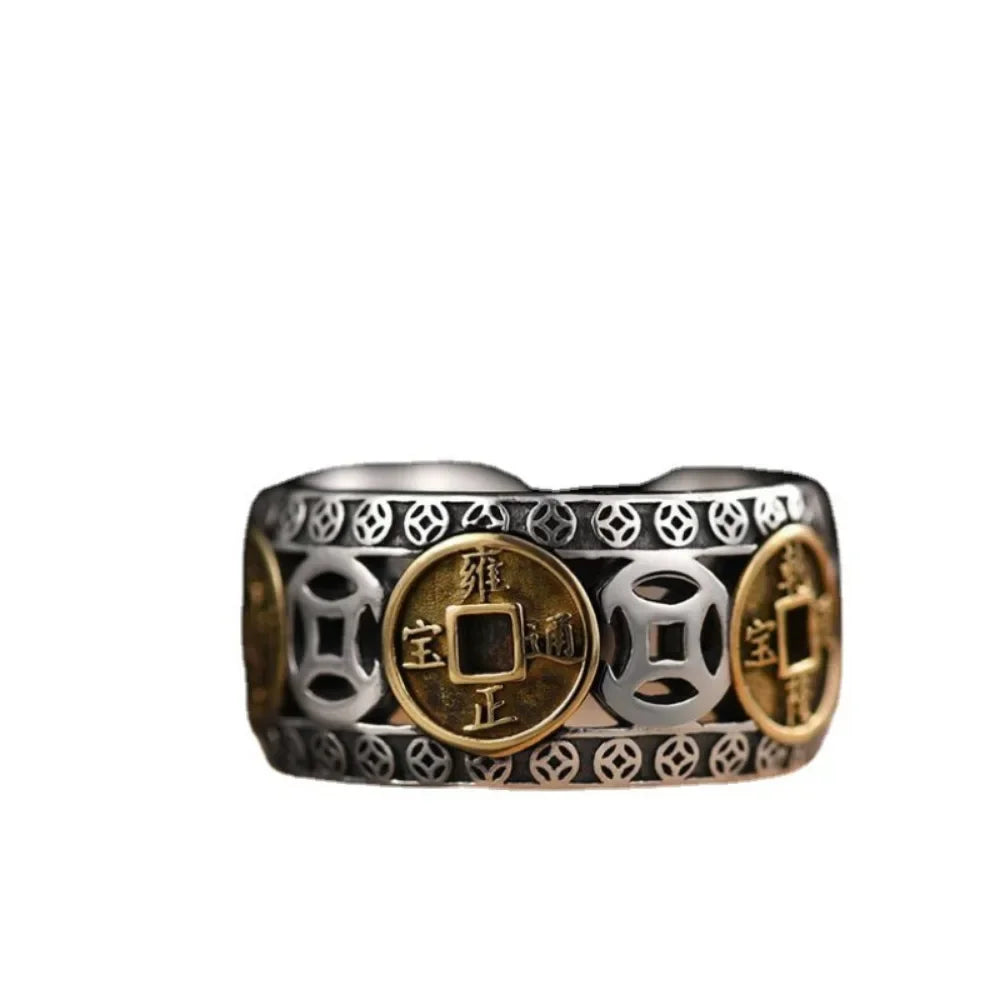 Anillo de los 5 Emperadores símbolo de prosperidad y protección