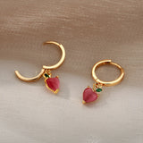 Round Heart Earrings