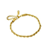 classic gold and silver rope chain details