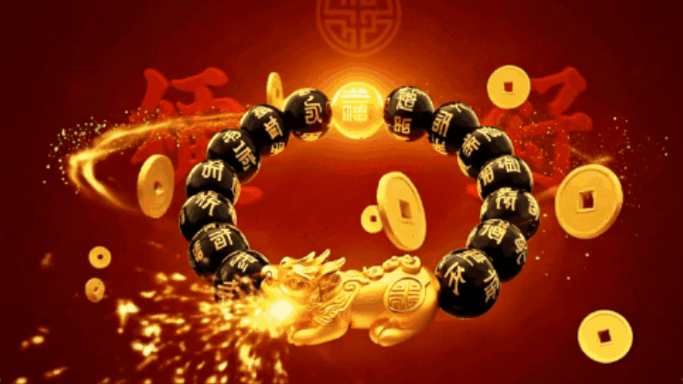 Pulsera Feng Shui Pixiu de Obsidiana Negra